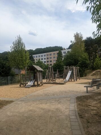 Investitionsvorschlag: Sonnensegel/Bäume für den Spielplatz in Lichtenhain